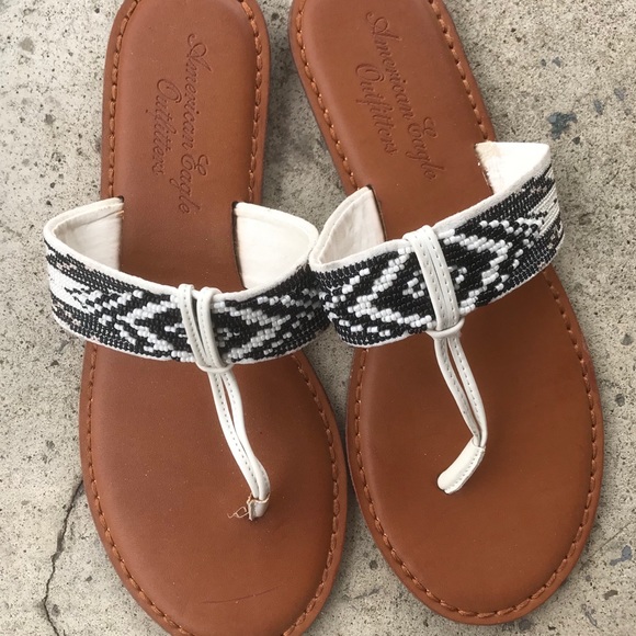 American Eagle Outfitters Shoes - American Eagle Beaded Sandals